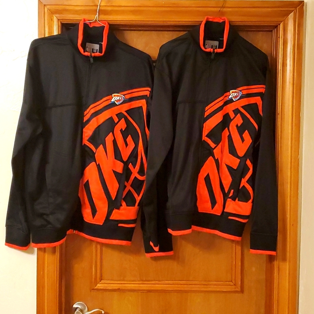 Rare Okc Thunder Athletic Jackets